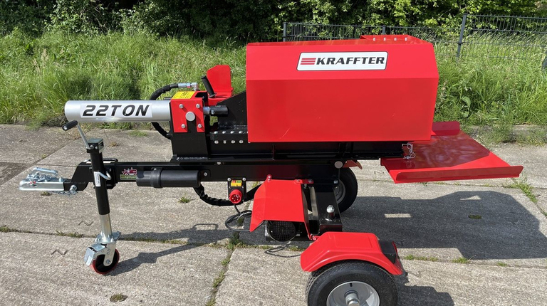Kraffter Holzspalter 22T Elektrisch 400V Horizontal