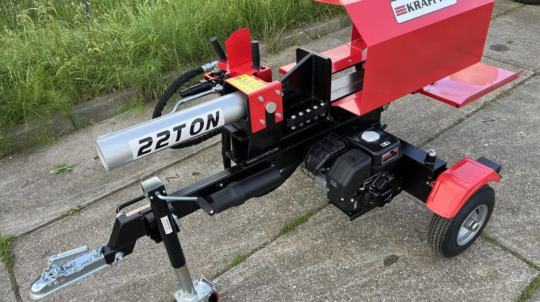 Kraffter Holzspalter 22T Kohler 196 cc Horizontal