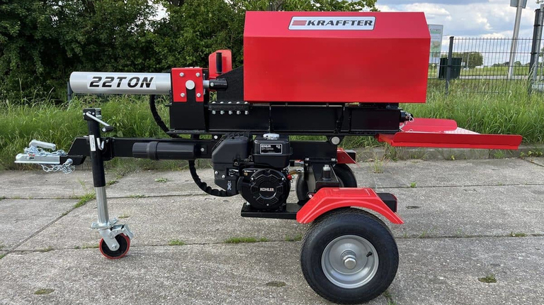 Kraffter Holzspalter 22T Kohler 196 cc Horizontal