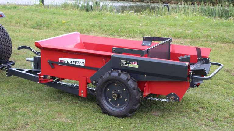Kraffter Mini-Düngerstreuer