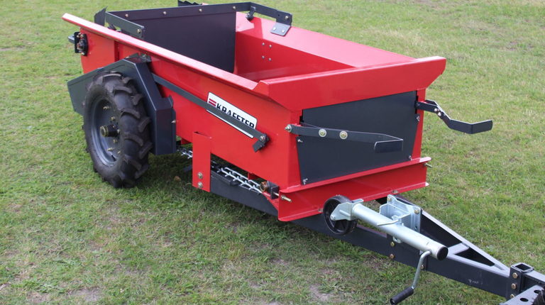 Kraffter Mini-Düngerstreuer